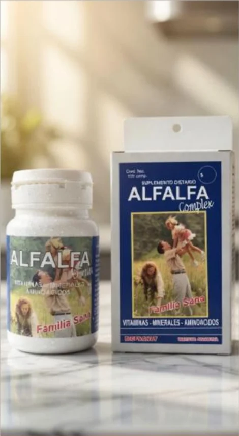 Alfalfa: fotografías de sus envases en el catálogo