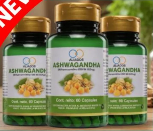 Ashwagandha: fotografías de sus envases en el catálogo