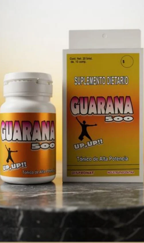Guaraná: fotografías de sus envases en el catálogo